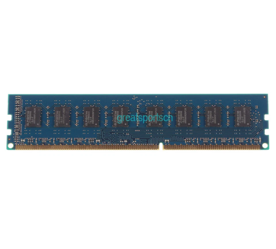4GB Elpida 2X 2GB 2RX8 PC3-10600 DDR3 1333MHZ 1.5V DIMM Desktop Memory RAM #GS - Image 3 of 4