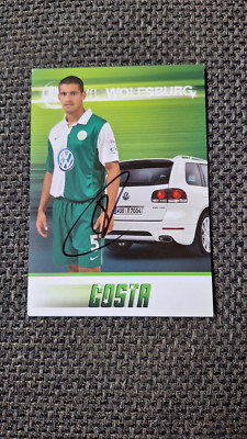 RICARDO COSTA # VLF WOLFSBURG / PORTUGAL - AUTOGRAPH CARD ORIGINAL SIGNED