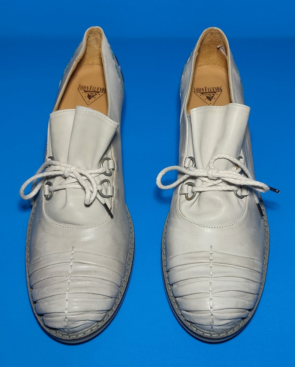 John Fluevog MEZZO DELLA Lace-Up Rushed Cap Toe Nappa  display picture 2