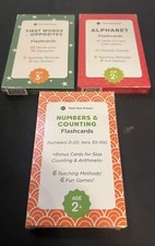 Think Tank Scholar Pre-K 2-3-4 Flash Cards Set Of Three