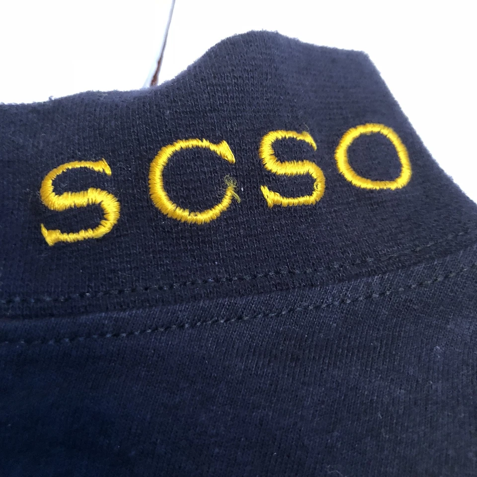 Camiseta Elbeco SCSO Regulation Lycra Neck masculina preta tamanho XL RN#25214 - Imagem 2 de 4