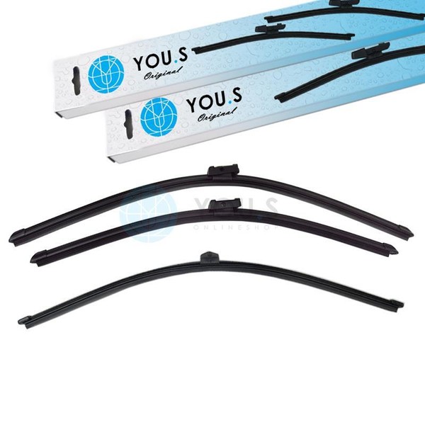 You.S Scheibenwischer WischerbläTter SET Vorne + Hinten FüR Audi Q3 (8UB, 8UG)-image
