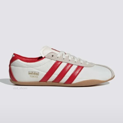 Adidas Women's Tokyo Leather 'White/Red'- JI3300 Expeditedship
