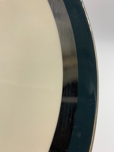 4pc Vintage Flintridge & Gorham China Black Contessa Dinner Plates 10.5” CA Made - Picture 10 of 10