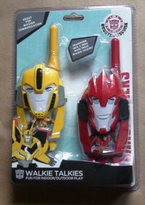 Transformers Walkie Talkies, Indoor or Outdoor Play - New / Sealed