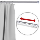 Bastone Asta Tenda Doccia Barra Telescopico da 110cm a 200cm Alluminio dfh