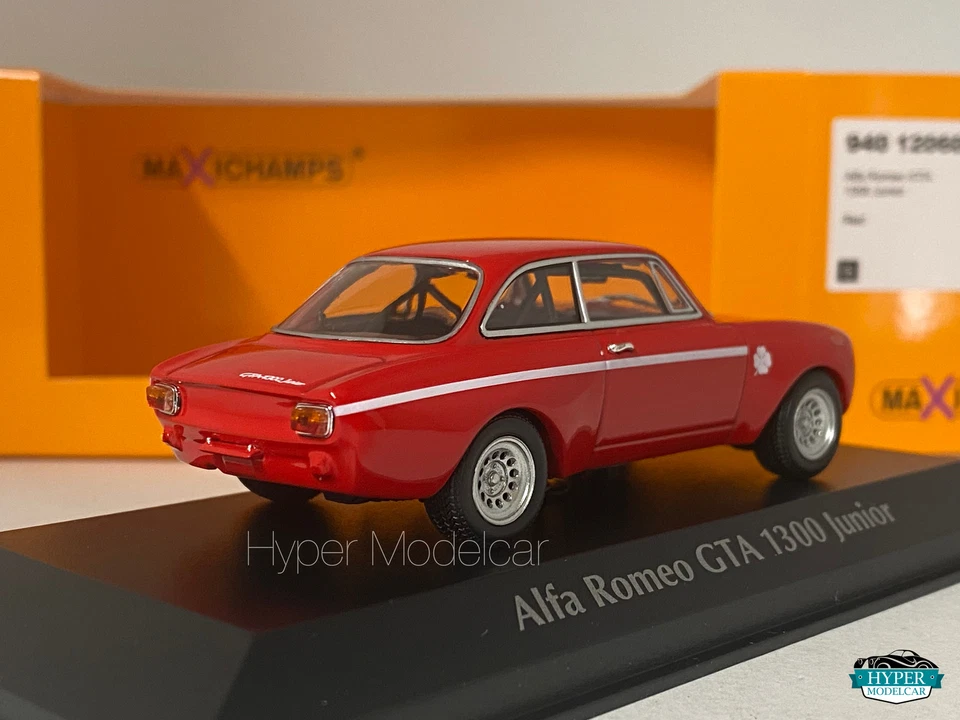 MINICHAMPS 1/43 ALFA ROMEO GTA 1300 JUNIOR 1968 RED ART. 940120600 - Immagine 2 di 2