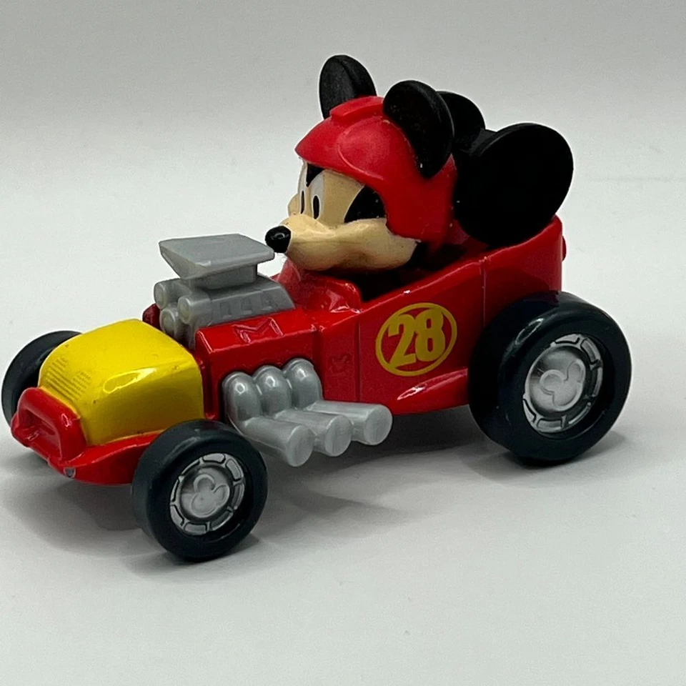 Disney Mickey Mouse Racer #28 Toy Car Collectible Figurine - Image 3 of 4