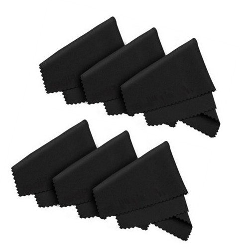 5 Chiffons Microfibre Pour Lunettes Et Objectifs - 15x18 Cm, Couleurs Assorties - Nettoyage Sans Rayure