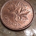Canada 1952 Small Cent 1 Cent Elizabeth II Maple Leafs 1952/2002 KM#59 — photo 3