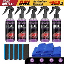 5PCS 3in1 Keramik Auto Lackversiegelung Spray Hochglanz Schutz Politur 100ml