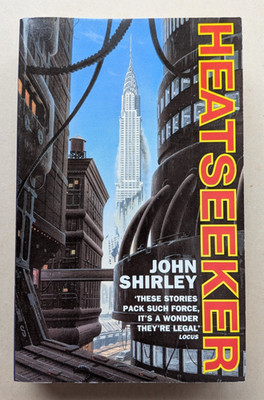 HEATSEEKER John Shirley 1990 Grafton Paperback NICE COPY