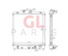 Per Honda Civic 1996-1999 Radiatore Motore Raffreddamento 19010P03901 Nuovo