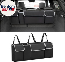 Car Trunk Organizer, Backseat Hanging Large Storage with Adjustable Straps, Wate
