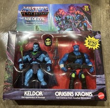 Mattel MOTU Rise of Evil Keldor and Origins Kronis New Action Figures He-Man