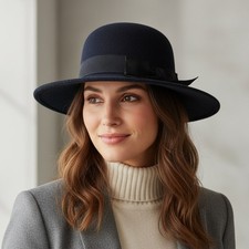 Talbots Ribbon Bow Hat NWT Womens One Size Na...