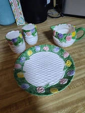 Otagiri Mary Ann Baker Creamer Salt Pepper Small Plate Ironston Group Excel Cond