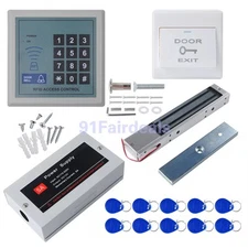 Electric RFID Magnetic Door Lock Access Controller System Maglock Card Keypad