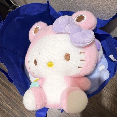 Sanrio Hello Kitty Plush Stuffed Frog Costume Pink White Purple