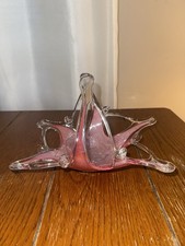 Cristalería de Murano Rosa Archimede Seguso RARA 1,6 lb LEER DESCRIPCIÓN POR FAVOR
