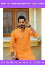 Mens Kurta Mens Shirt Long Sleeve Kurta Loose Shirt Mens Cotton Clothing