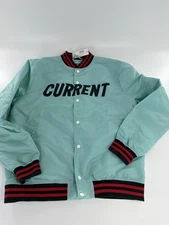 Kansas City Current NWSL Charlie Hustle Varsity Jacket Teal Size L Large New