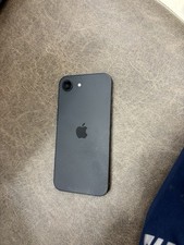 Apple iPhone 16e 128GB Black Unlocked Smartphone with 100% Battery Health