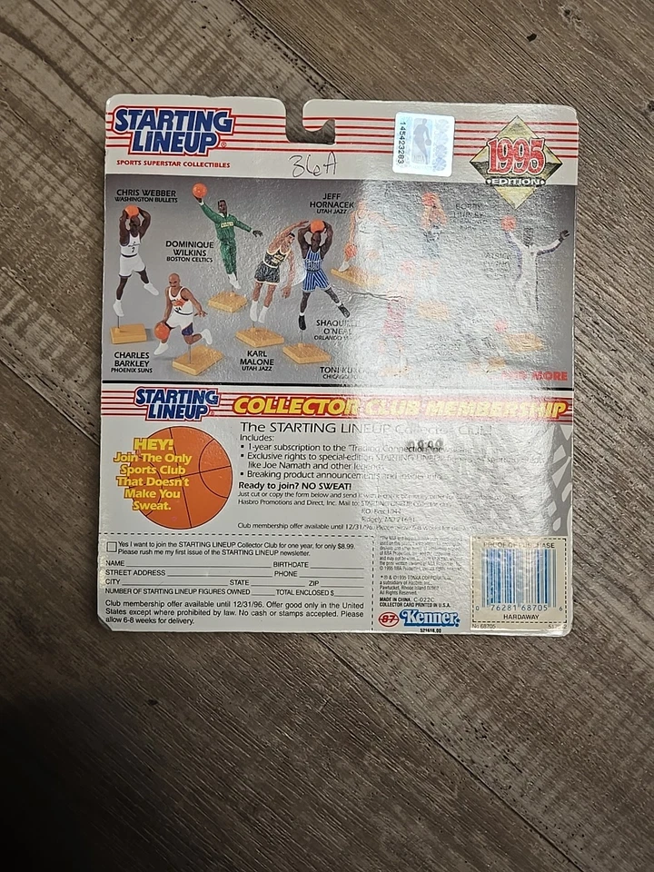 Карта и фигурка Anfernee Hardaway стартовый состав издание NBA 1995 - Изображение 4 из 4