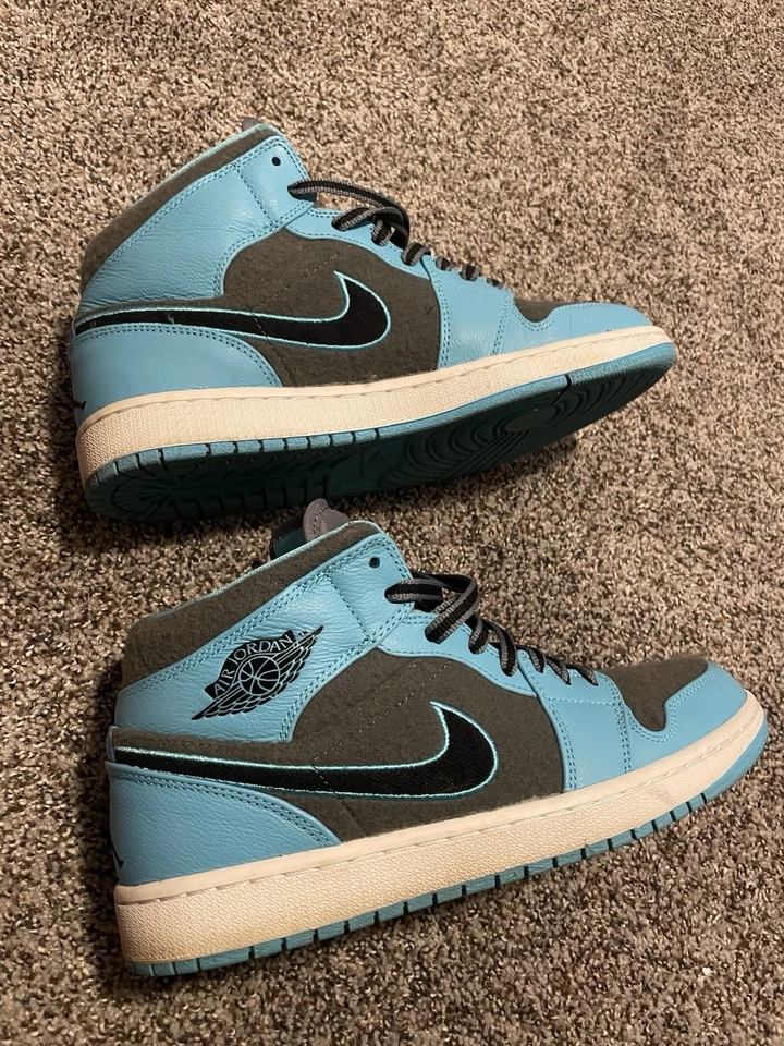 Talla 9.5 - Air Jordan 1 Mid Gamma Azul Foto 3 de 4