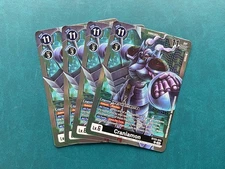 Craniamon BT23-058 Playset Hackers' Slumber Digimon Card Game x4
