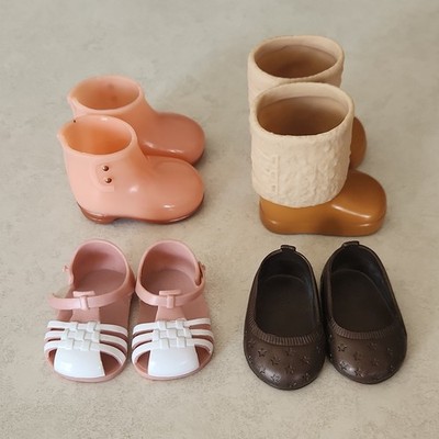 Our Generation 18 in Doll Shoes Lot Multicolor Boots & Shoes, 6 Pieces