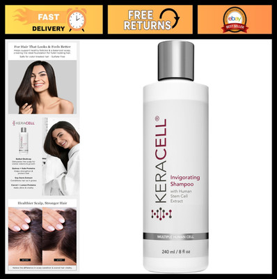 Revitalizing Hair Growth Shampoo for All - Stem Cell Extract, Moisturizes & Stre