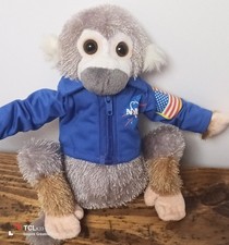 Grail Webkinz Baker Squirrel Monkey NASA Space Camp Plush HM745SC NO CODE 8.5"