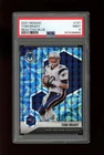 2021 Panini Mosaic #137 Tom Brady Reactive Blue Prizm PSA 9 MINT