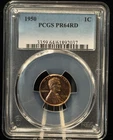 PCGS PR64 RD 1950 United States Lincoln Wheat One Cent Proof Coin 1C-037