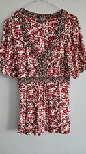 Laura Ashley ladies floral top size M
