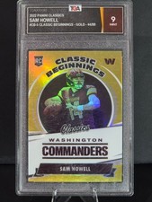 2022 Panini Classics Classic Beginnings Gold /99 Sam Howell #CB-5 Rookie RC