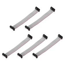 5Pcs Flat Ribbon Cable 2.54mm Pitch 20mm Width 15cm Long 16 Pin