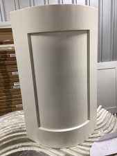 CONVEX CURVED SOLID WOOD CREAM shaker doors 715 x 548