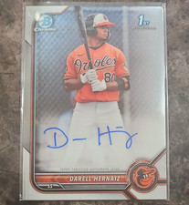 Topps 2022 Bowman Chrome On Card Autographs Darell Hernaiz Rookie CPA-DHZ