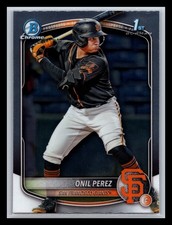 Onil Perez San Francisco Giants 2025 Bowman #BCP-134 Chrome Prospects
