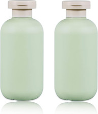 6.8 oz Plastic Travel Shampoo Bottles Refillable Flip Cap 200ml/6.8oz Green