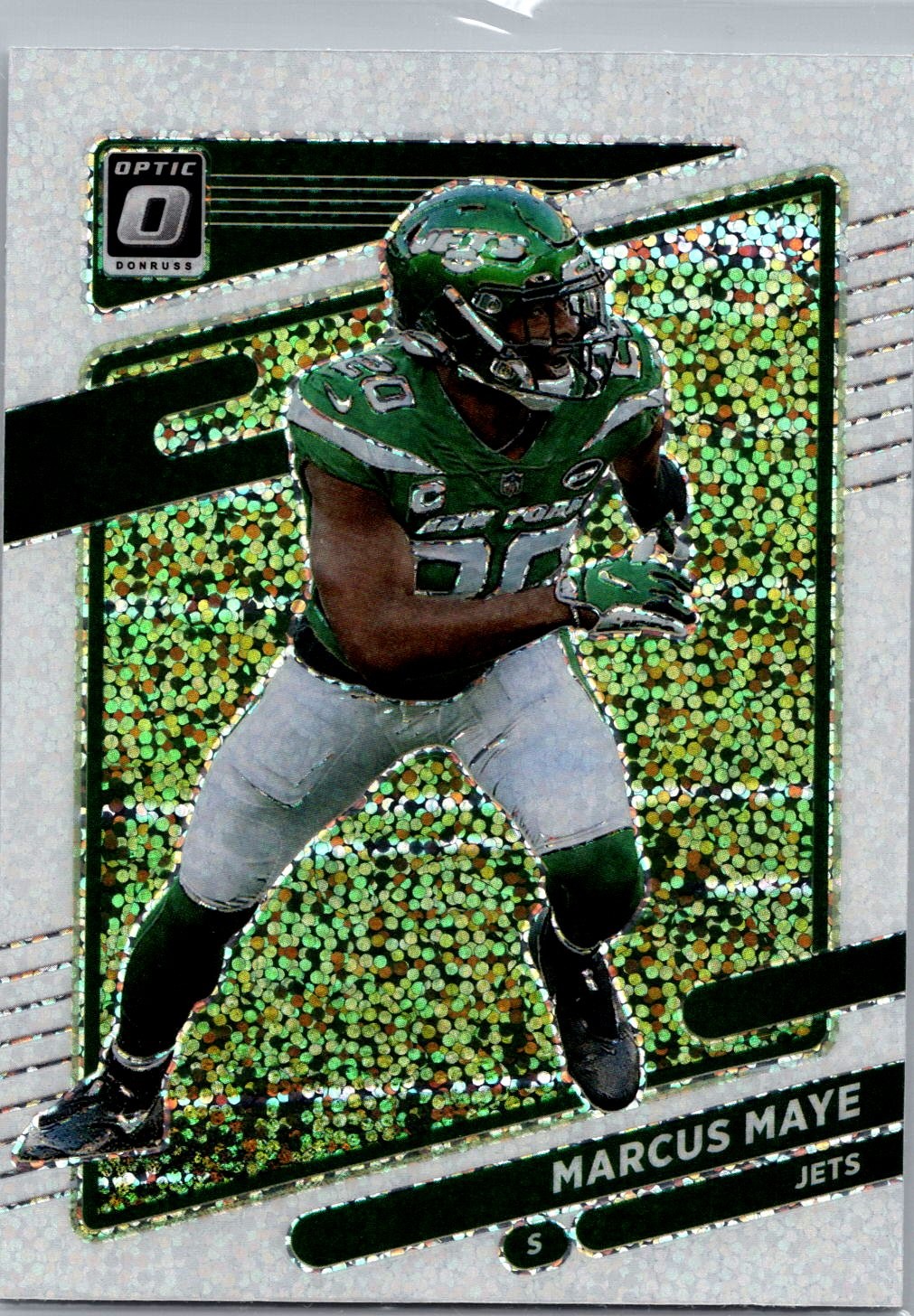 2021 Donruss Optic #74 Marcus Maye White Sparkle