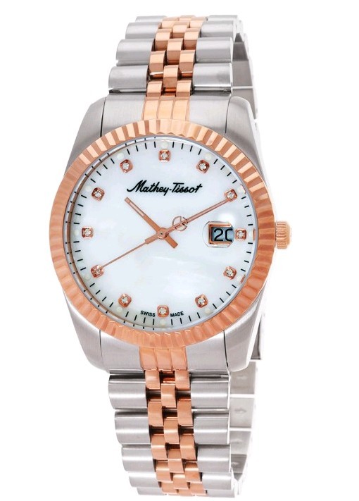 Mathey-Tissot Mathy II Quartz White Dial Men's Watch H710RA