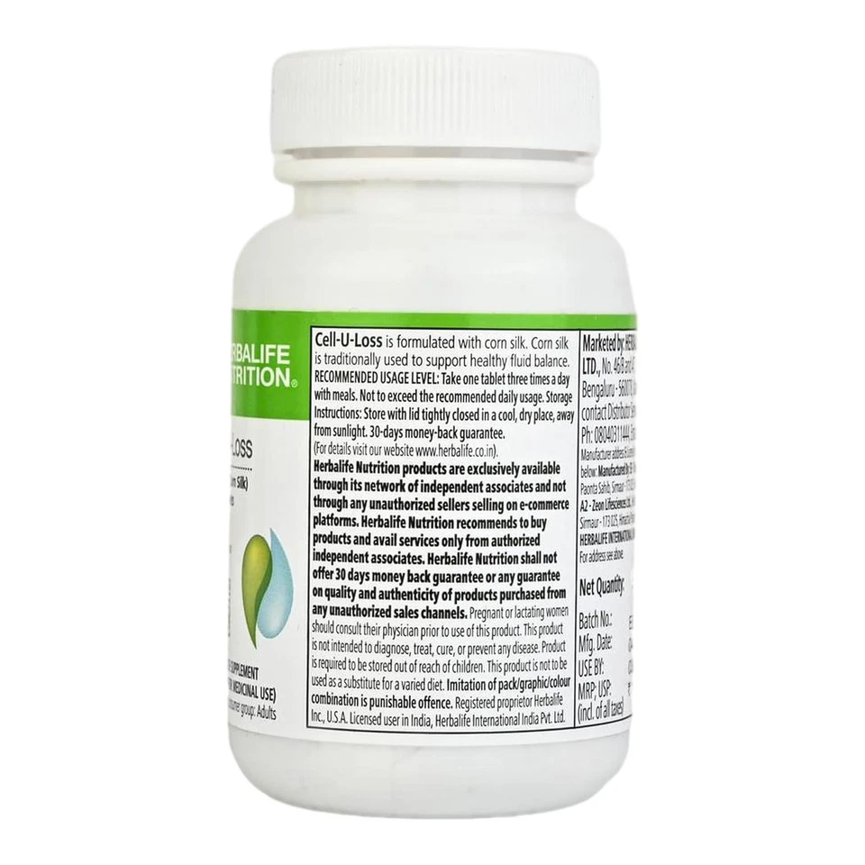 Cell-U-Loss Tablets – Supports Healthy Fluid Balance | Helps Inch Loss – 90 Tab. - Image 3 of 4