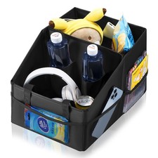 Front-Back Seat Car Organizer - Portable Passenger Seat Organizer, Odorless F...