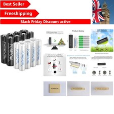 16-Pack Eco-Friendly Rechargeable Batteries AA 2800mAh & AAA 1000mAh Set 32.99 per battery
