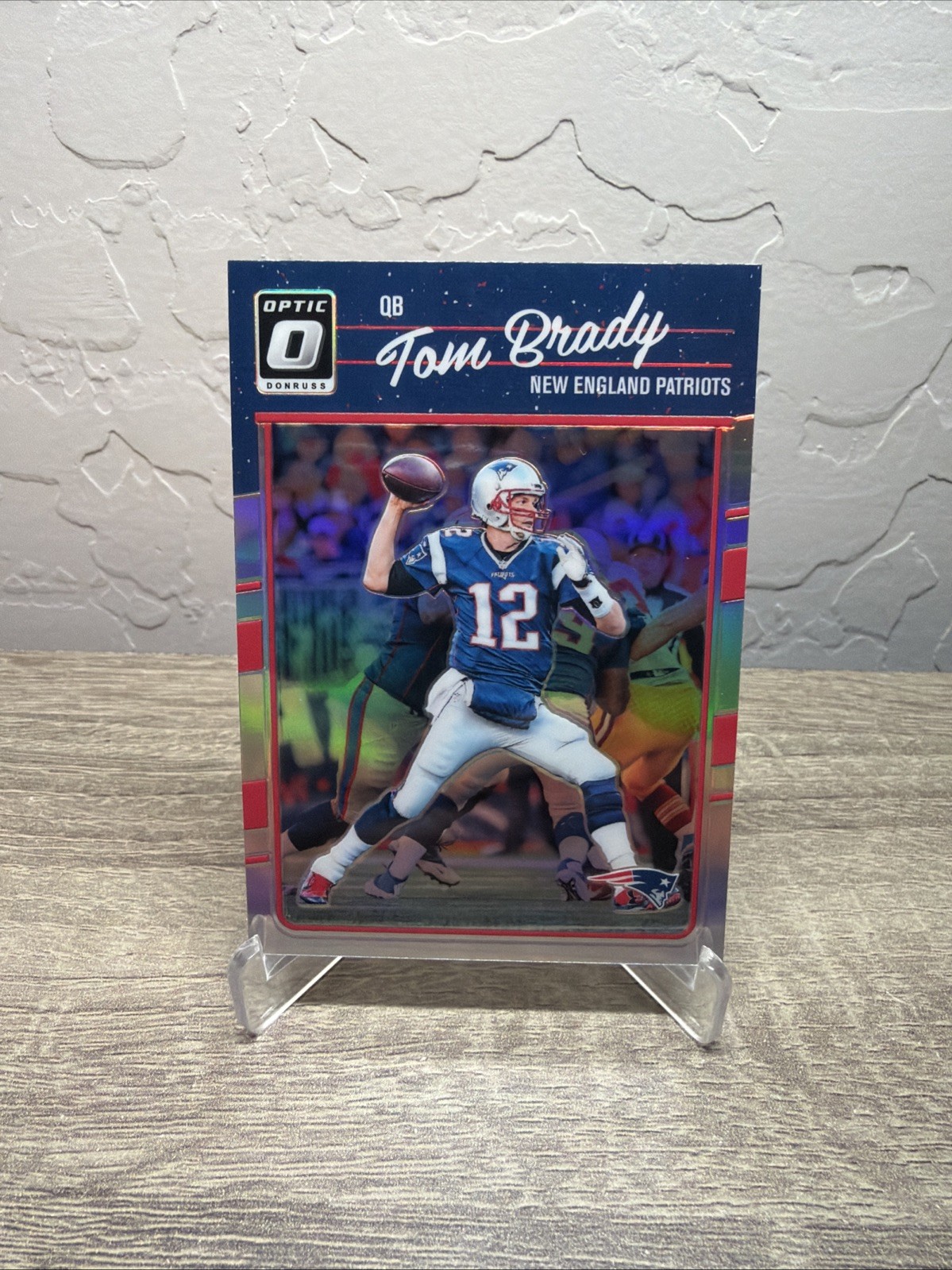 2016 Donruss Optic Tom Brady Holo #62 New England Patriots