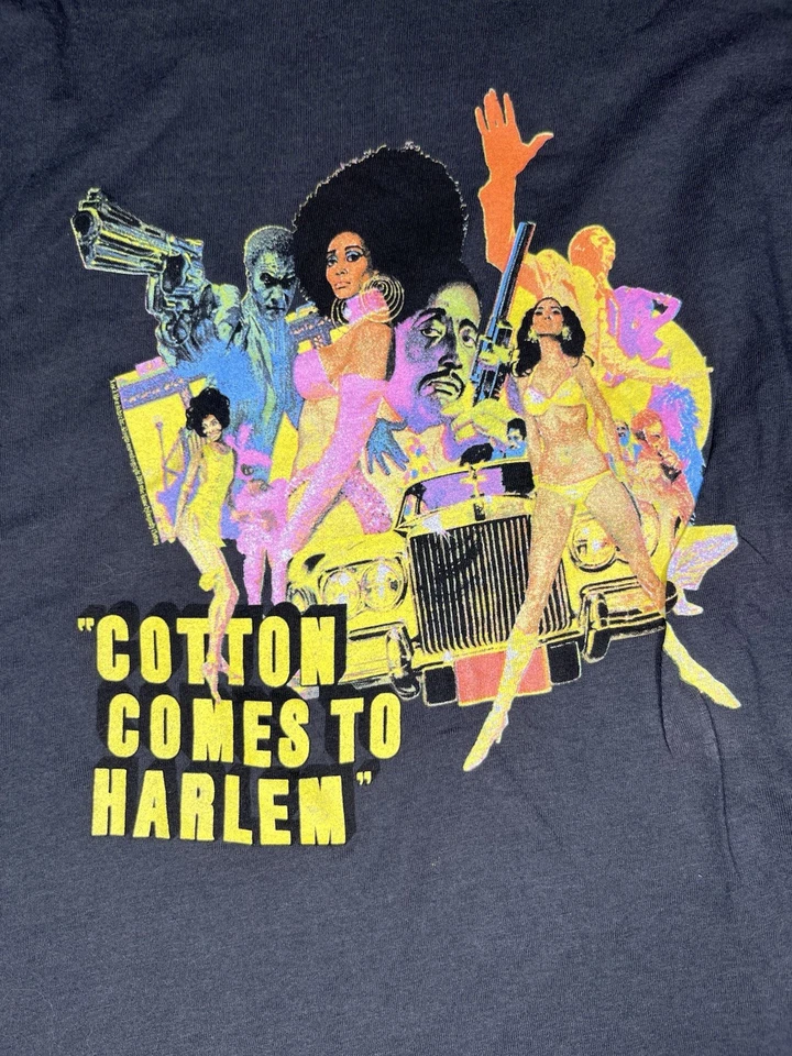 Camiseta Bebé DragonFly Algodón Llega a Harlem Blaxploitation Años 90 De Colección S Sin Stock Foto 2 de 4