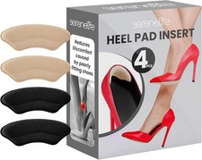 SereneLife Heel Pad Soft Cushion for All Shoes Types,High Heels  Sneakers